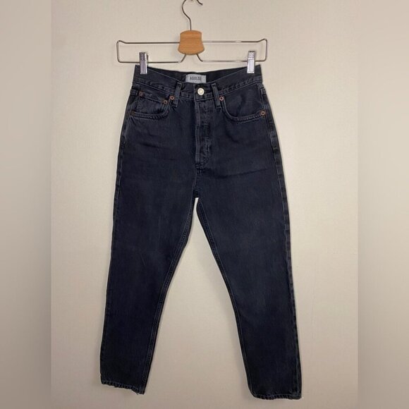 AGOLDE Riley High Rise Straight Leg Crop Jeans - Picture 5 of 9
